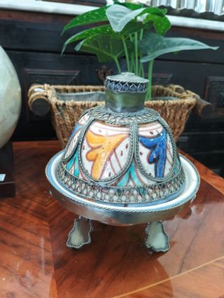 Tarro Cerámica Marroquí Antiguo