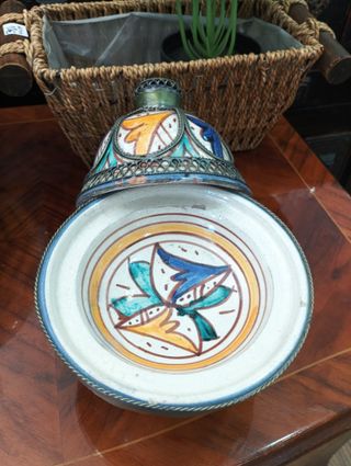 Tarro Cerámica Marroquí Antiguo