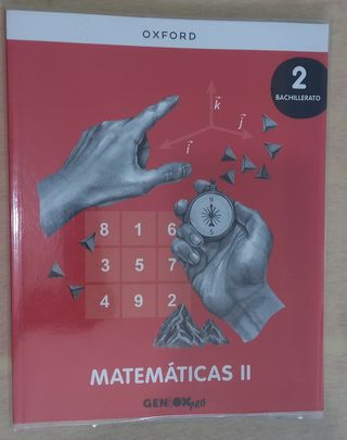 Libro de matemáticas de 2 bachillerato 