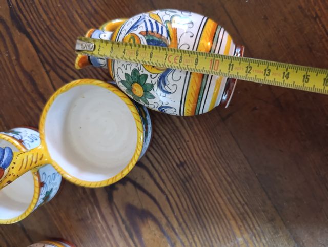 Set Olio e Aceto Ceramica Paruta