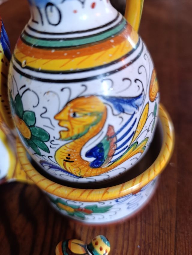 Set Olio e Aceto Ceramica Paruta