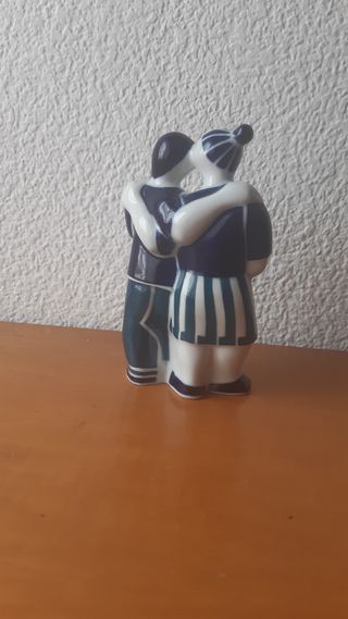 Figura cerámica Sargadelos pareja