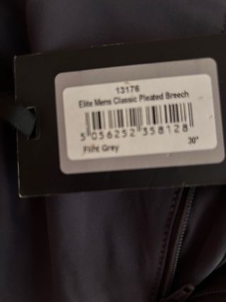 Pantalones de hípica Le Mieux Hombre Gris.