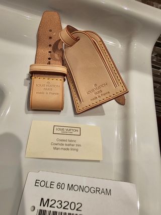 Louis Vuitton Etiqueta y identificador de equipaje