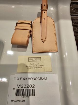 Louis Vuitton Etiqueta y identificador de equipaje