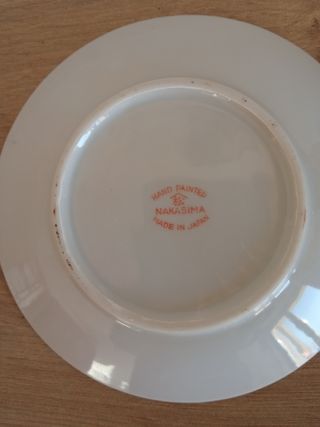Pocillo y plato Nakasima