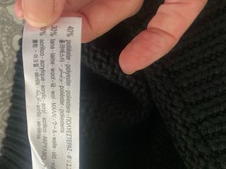 Jersey Negro Zara con Bolsillos