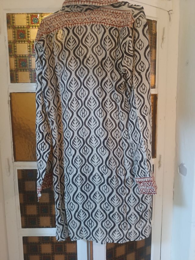 Vestido corto algodón Babbaki. M/L