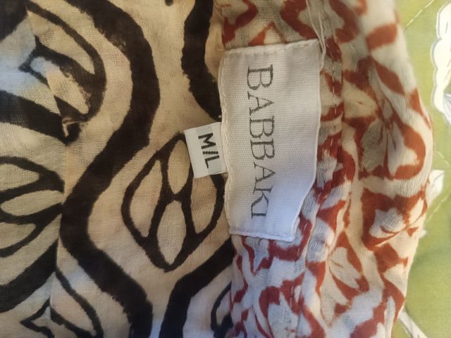 Vestido corto algodón Babbaki. M/L