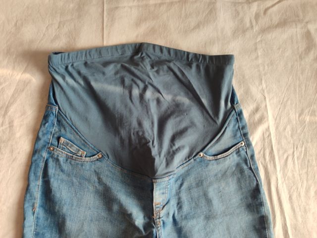 Pantalón premamá vaquero azul