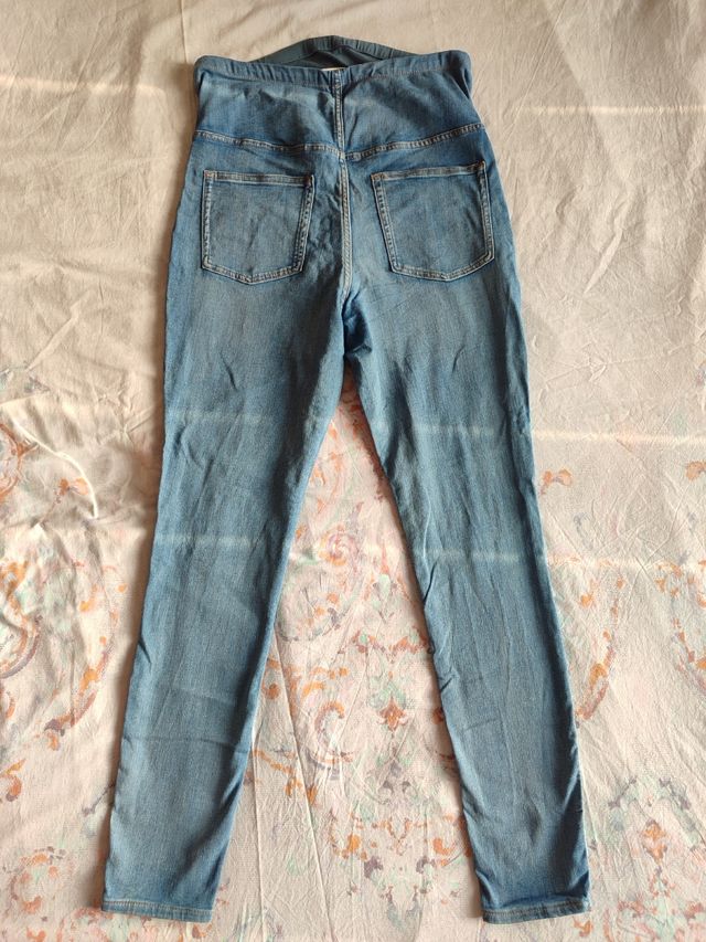 Pantalón premamá vaquero azul