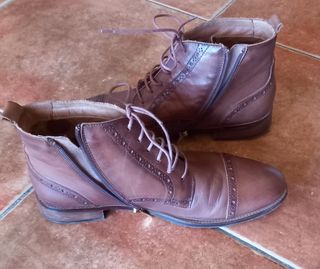 Botines Pikolinos Piel Marrón Talla 41
