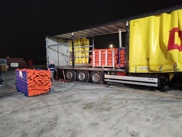 Estanterías Industriales Naranja