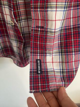 Camisa McGregor Hombre Cuadros Rojo