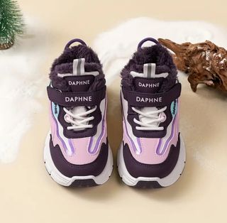 Zapatillas Daphne Niña Rosa y Morado,