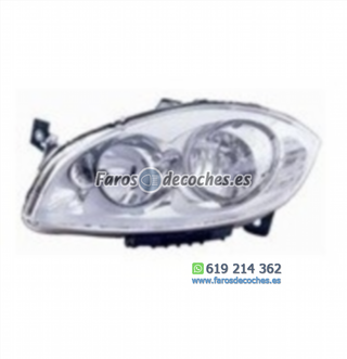 Faro Delantero Izquierdo Manual Fiat Linea (2007-