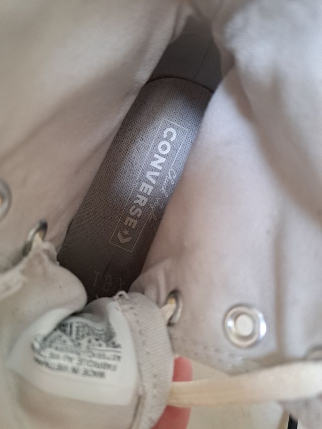 Botas Converse Beige