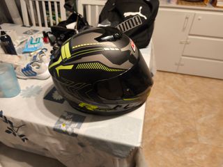 Casco Nzi Fusion Talla M + Intercom Lexin GTX