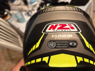 Casco Nzi Fusion Talla M + Intercom Lexin GTX