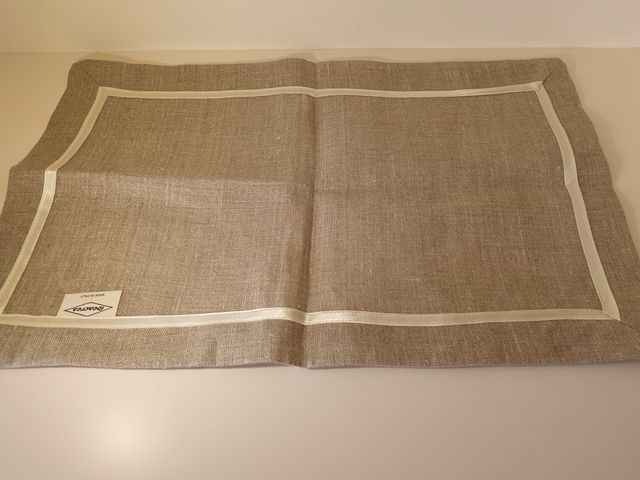 Tovaglietta Colazione Lino Beige