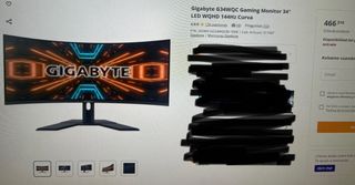 Monitor 34” Panoramico 