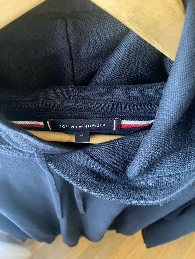 Sudadera Tommy Hilfiger Hombre Azul marino XL