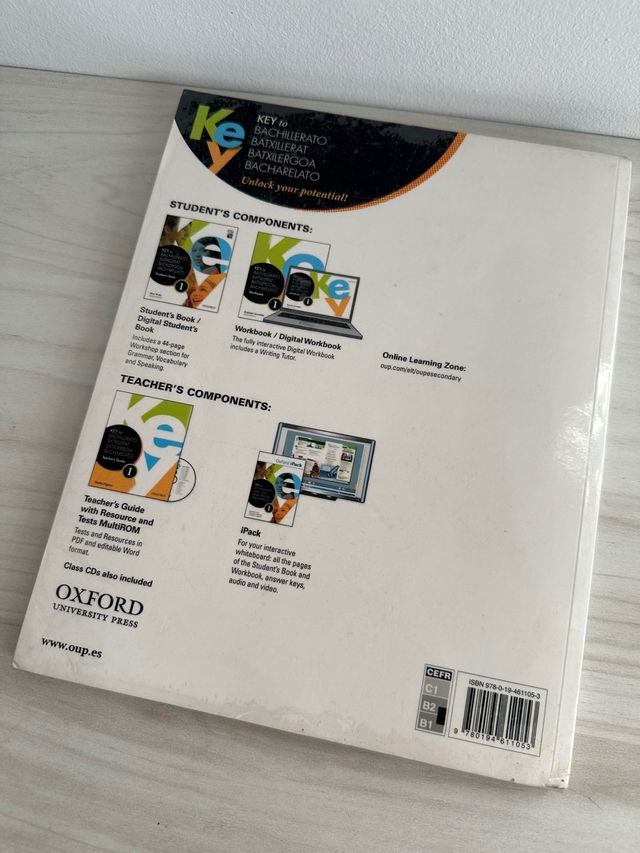 Key to Bachillerato 1. Student's Book