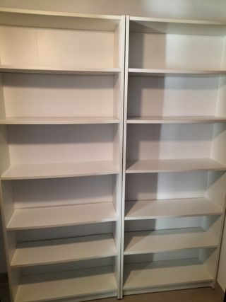 2 Estantería Billy Ikea Negra