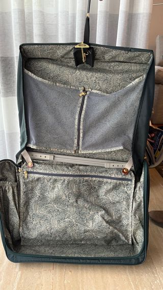 Pack Maletas Samsonite Verde y Cuero