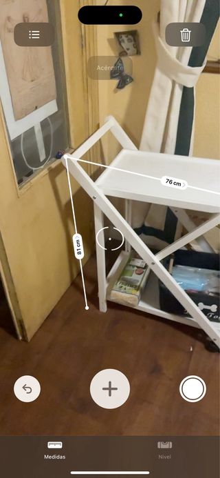 Carrito auxiliar plegable madera