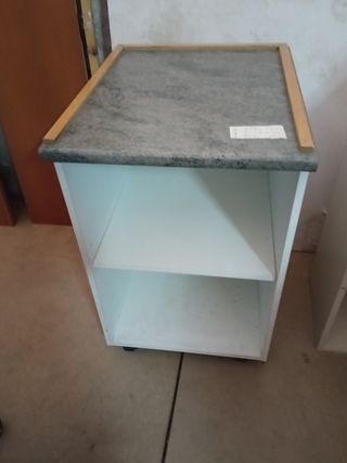 Mueble auxiliar madera ruedas