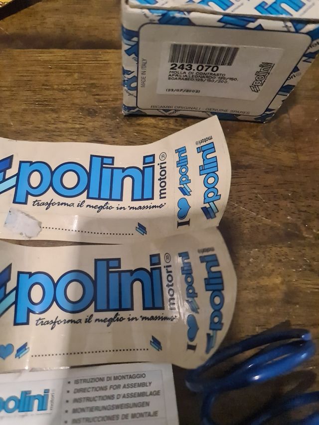 Molla di contrasto Polini 243.070 aprilia leonardo