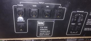 Amplificador Bettor CA-530 Plata