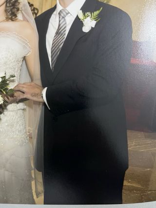 Traje boda ceremonia Armani Collezioni negro