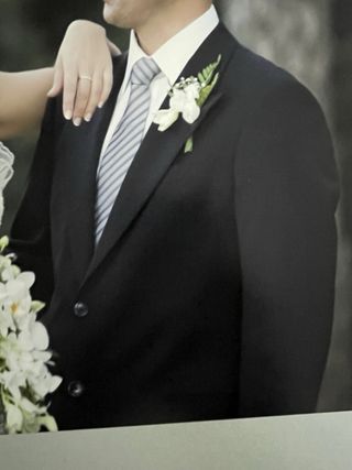 Traje boda ceremonia Armani Collezioni negro