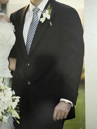 Traje boda ceremonia Armani Collezioni negro