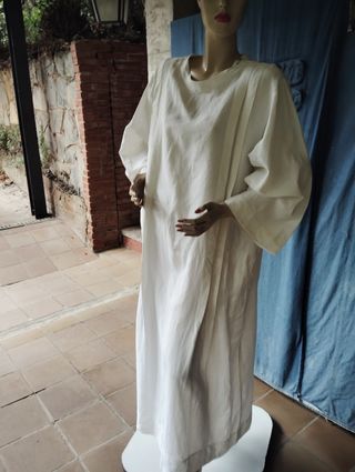 Túnica de lino blanca