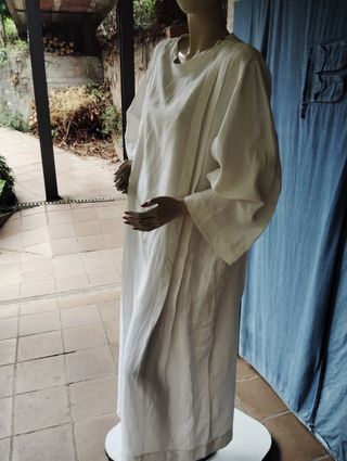 Túnica de lino blanca