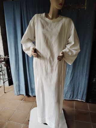 Túnica de lino blanca