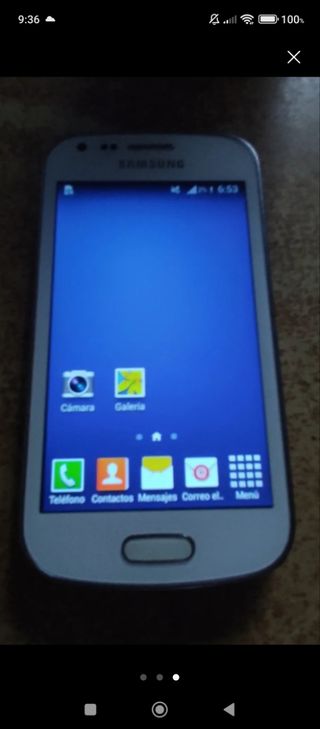 Samsung Galaxy mini Blanco modelo GT-S7580).