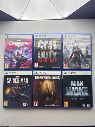 Lote 6 Juegos PS5