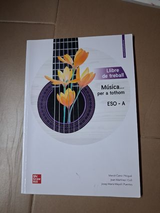 Libros ingles y música ESO