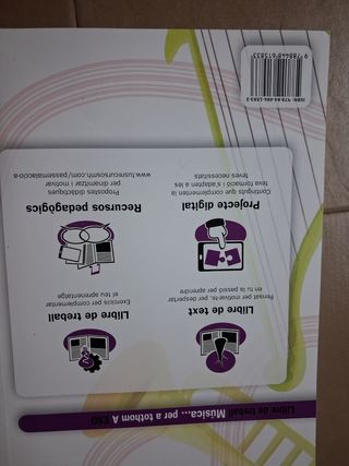 Libros ingles y música ESO