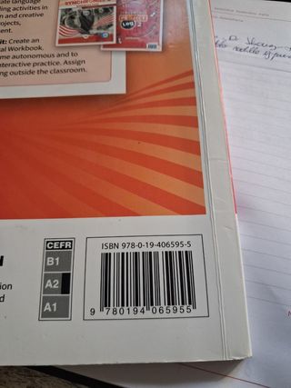 Libros ingles y música ESO