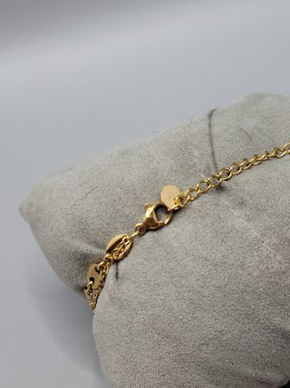 Pulsera doble cadena mano de Fátima