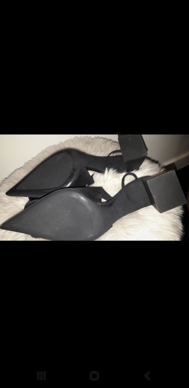 Zapato Zara Talla 37 Negro