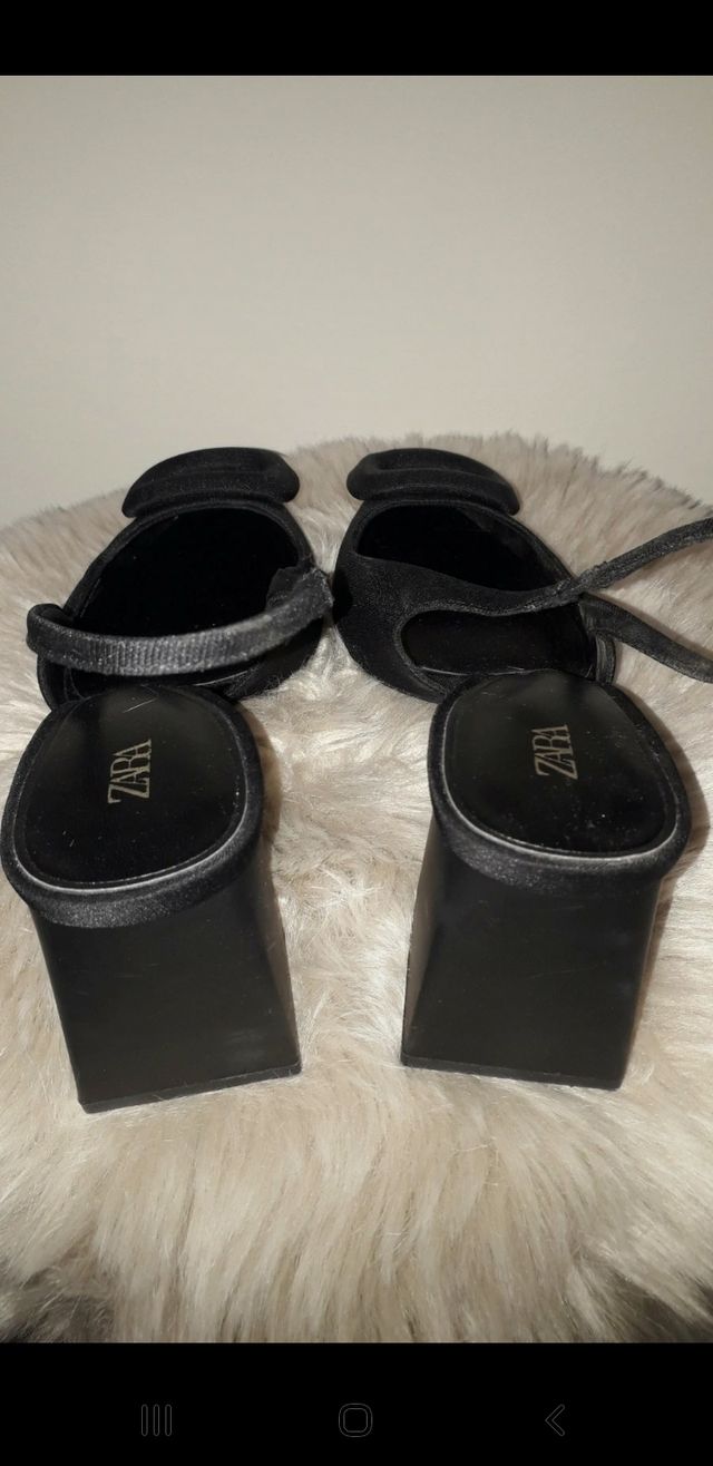 Zapato Zara Talla 37 Negro