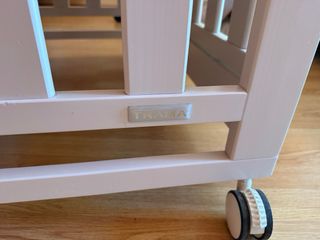 Minicuna de colecho Tramas Blanca