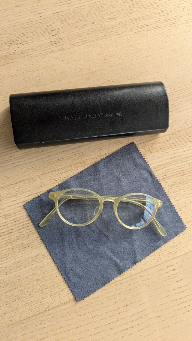 Gafas Masunaga Amarilla-beige