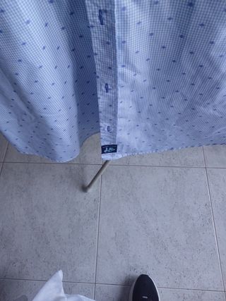 2 Camisas La Vespay Berto Talla 44 Azul